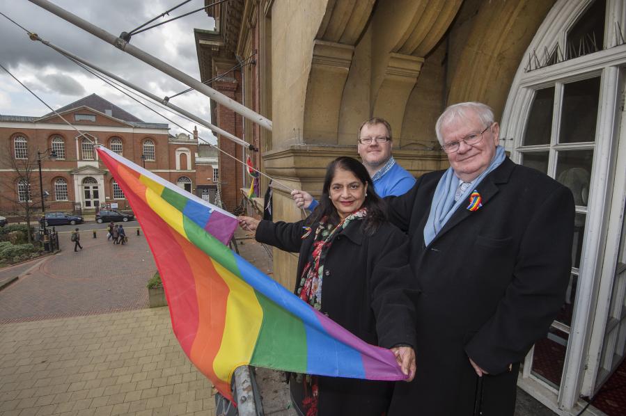 Leicester Rainbow Flag 